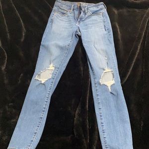 light washed jeans